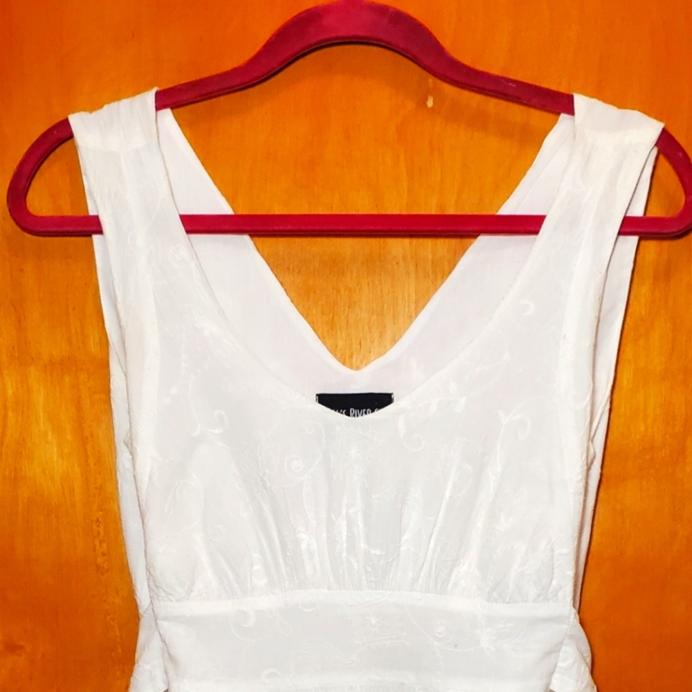 Empire Waist Sleeveless Blouse